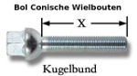 bol conische wielbouten thn
