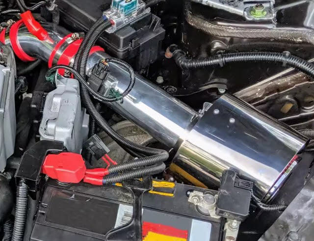 hitteschild voor montage open sport-luchtfilter